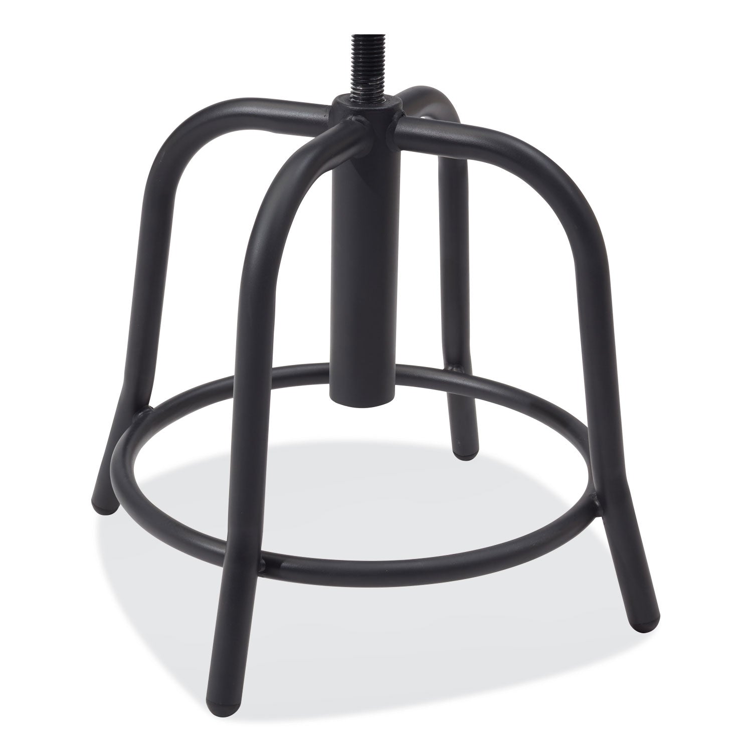 6800 Series Height Adj Fabric Padded Seat Stool, Support 300lb, 18"-25" Ht, Cobalt Blue Seat/Black Base,Ships in 1-3 Bus Days