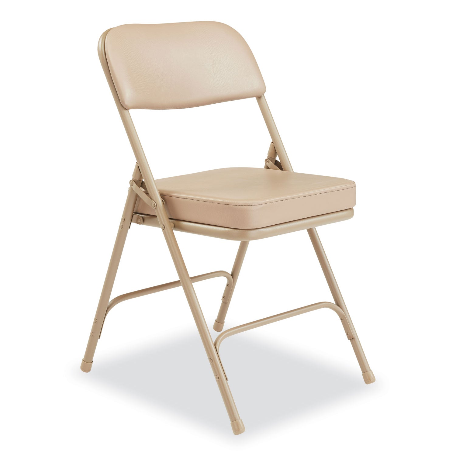 3200-series-2-vinyl-upholstered-double-hinge-folding-chair-supports-300lb-185-seat-ht-beige-2-ctships-in-1-3-bus-days_nps3201 - 2