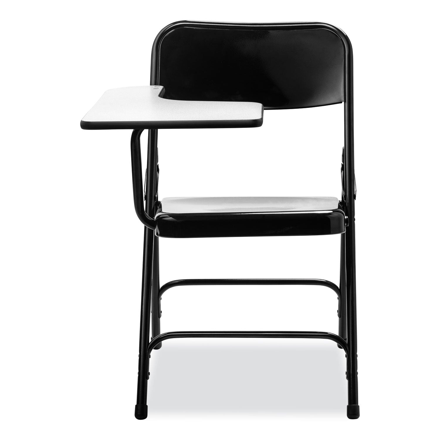 5200 Series Right-Side Tablet-Arm Folding Chair, Supports Up to 480 lb, 17.25" Seat Height, Black, 2/CT,Ships in 1-3 Bus Days