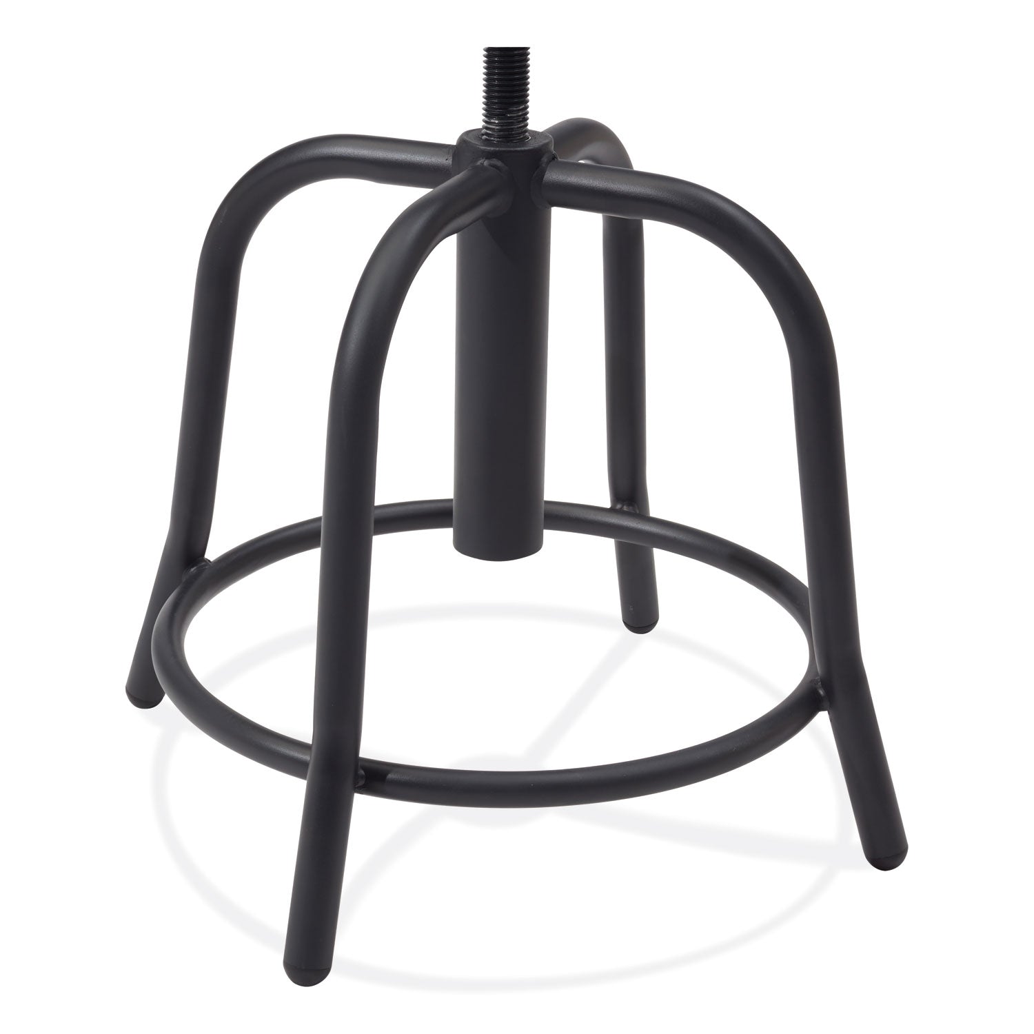 6800 Series Height Adj Metal Seat Stool, Supports 300 lb, 18" to 24" Seat Ht, Blueberry Seat/Black Base,Ships in 1-3 Bus Days