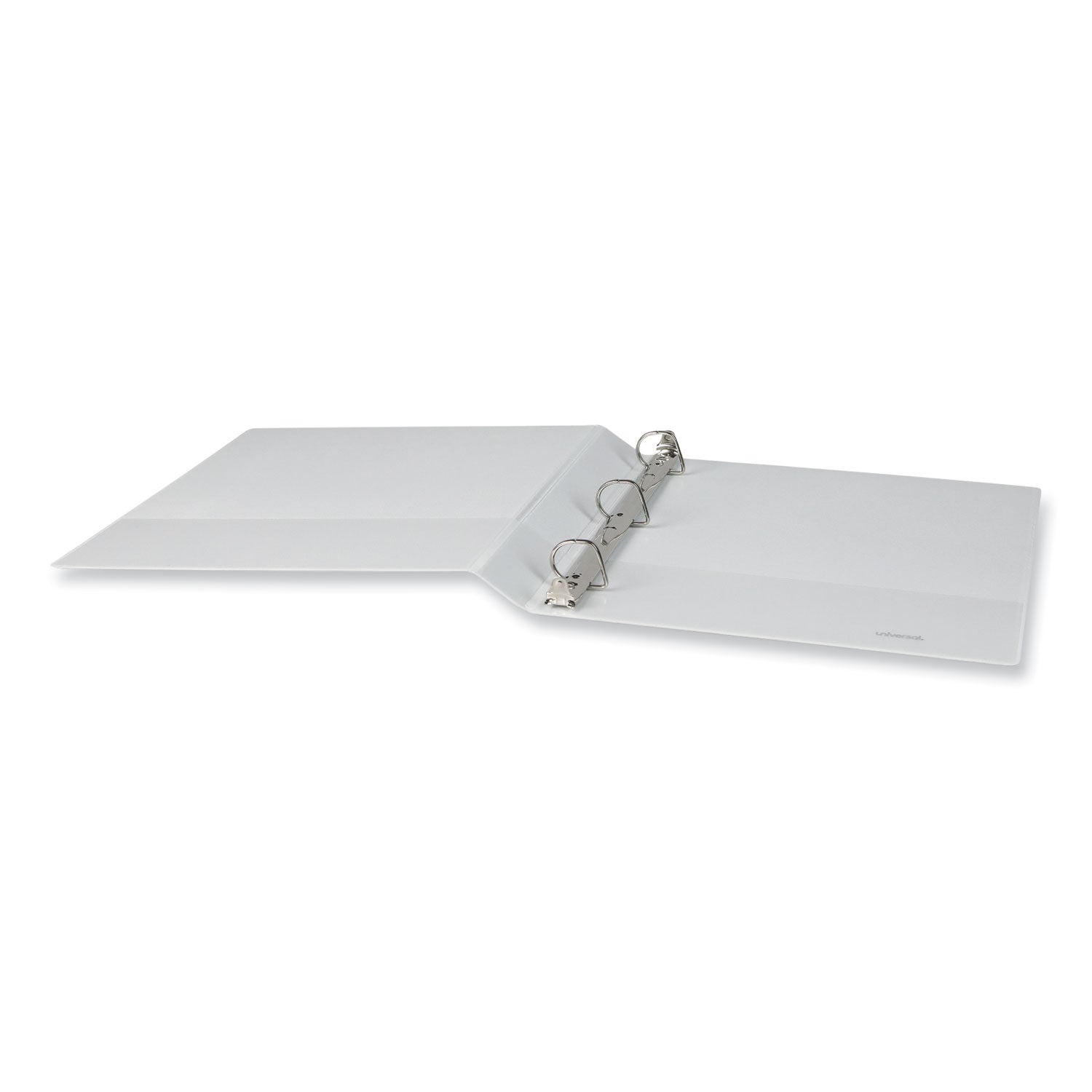 Slant D-Ring View Binder, 3 Rings, 1" Capacity, 11 x 8.5, White, 12/Carton