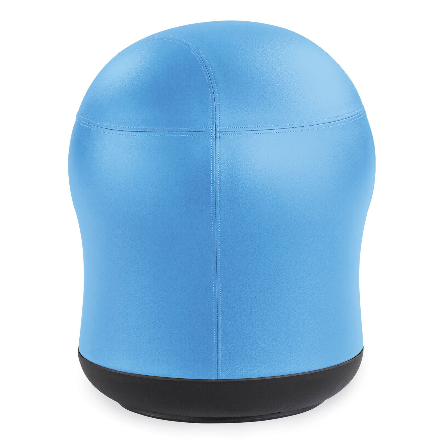 Zenergy Swivel Ball Chair, Backless, Supports Up to 250 lb, Baby Blue Vinyl, Ships in 1-3 Business Days