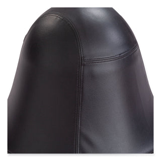 Runtz Swivel Ball Chair, Backless, Supports Up to 250 lb, Black Vinyl, Ships in 1-3 Business Days