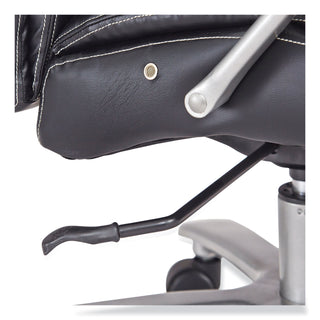 Lineage Big & Tall High Back Task Chair, Max 500 lb, 20.5" to 24.25" High Black Seat, Chrome Base, Ships in 1-3 Business Days