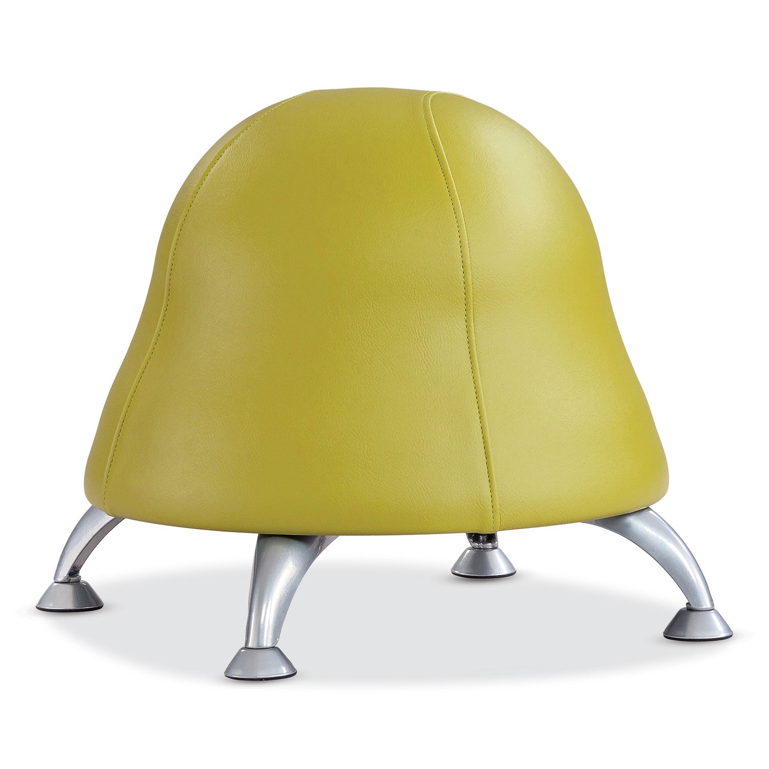 runtz-ball-chair-backless-supports-up-to-250-lb-green-vinyl-seat-silver-base-ships-in-1-3-business-days_saf4756gv - 1