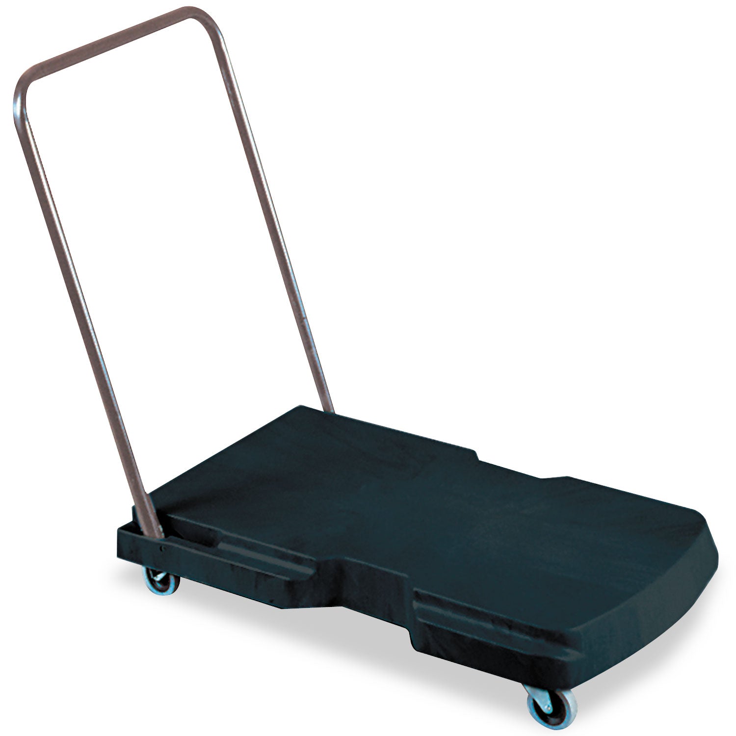 Utility-Duty Home/Office Cart, 250 lb Capacity, 20.5 x 32.5, Platform, Black - 