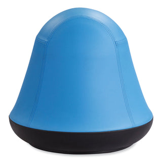 Runtz Swivel Ball Chair, Backless, Supports Up to 250 lb, Baby Blue Vinyl, Ships in 1-3 Business Days