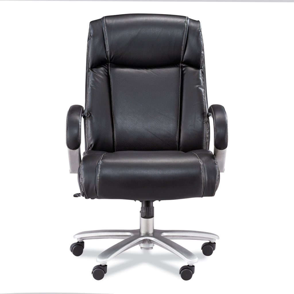 Lineage Big & Tall High Back Task Chair, Max 500 lb, 20.5" to 24.25" High Black Seat, Chrome Base, Ships in 1-3 Business Days