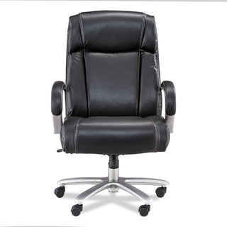 Lineage Big & Tall High Back Task Chair, Max 500 lb, 20.5" to 24.25" High Black Seat, Chrome Base, Ships in 1-3 Business Days