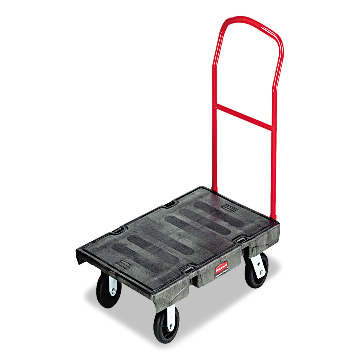 Heavy-Duty Platform Truck Cart, 2,000 lb Capacity, 24 x 48 Platform, Black - 