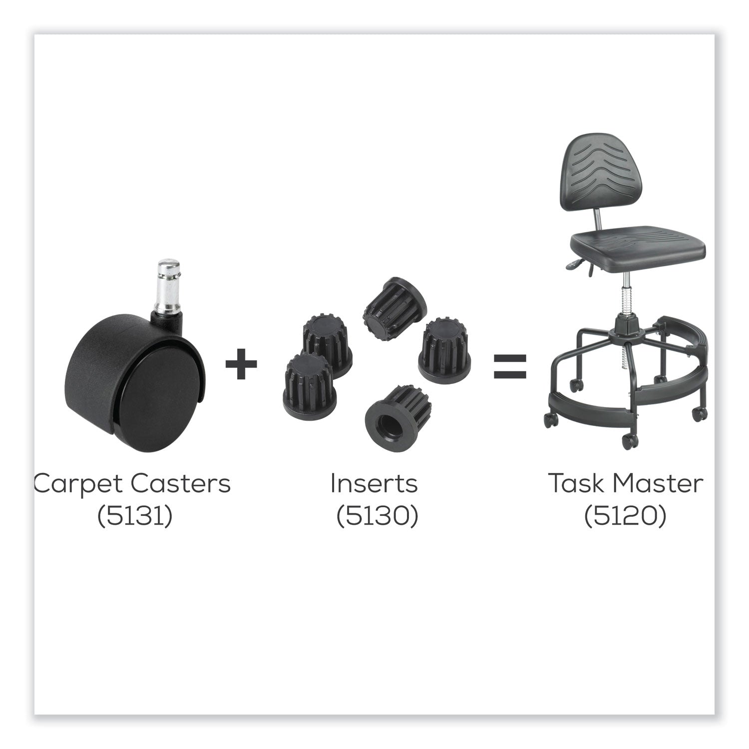 task-master-carpet-casters-2-wheel-black-5-set-ships-in-1-3-business-days_saf5131 - 4