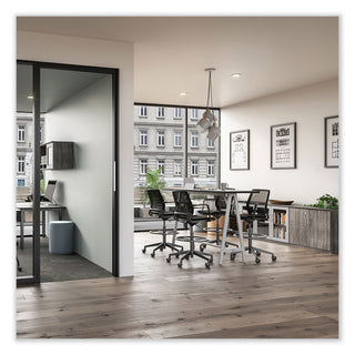 Medina Extended-Height Chair, Supports Up to 275 lb, 23" to 33" High Black Seat, Black Back/Base,Ships in 1-3 Business Days