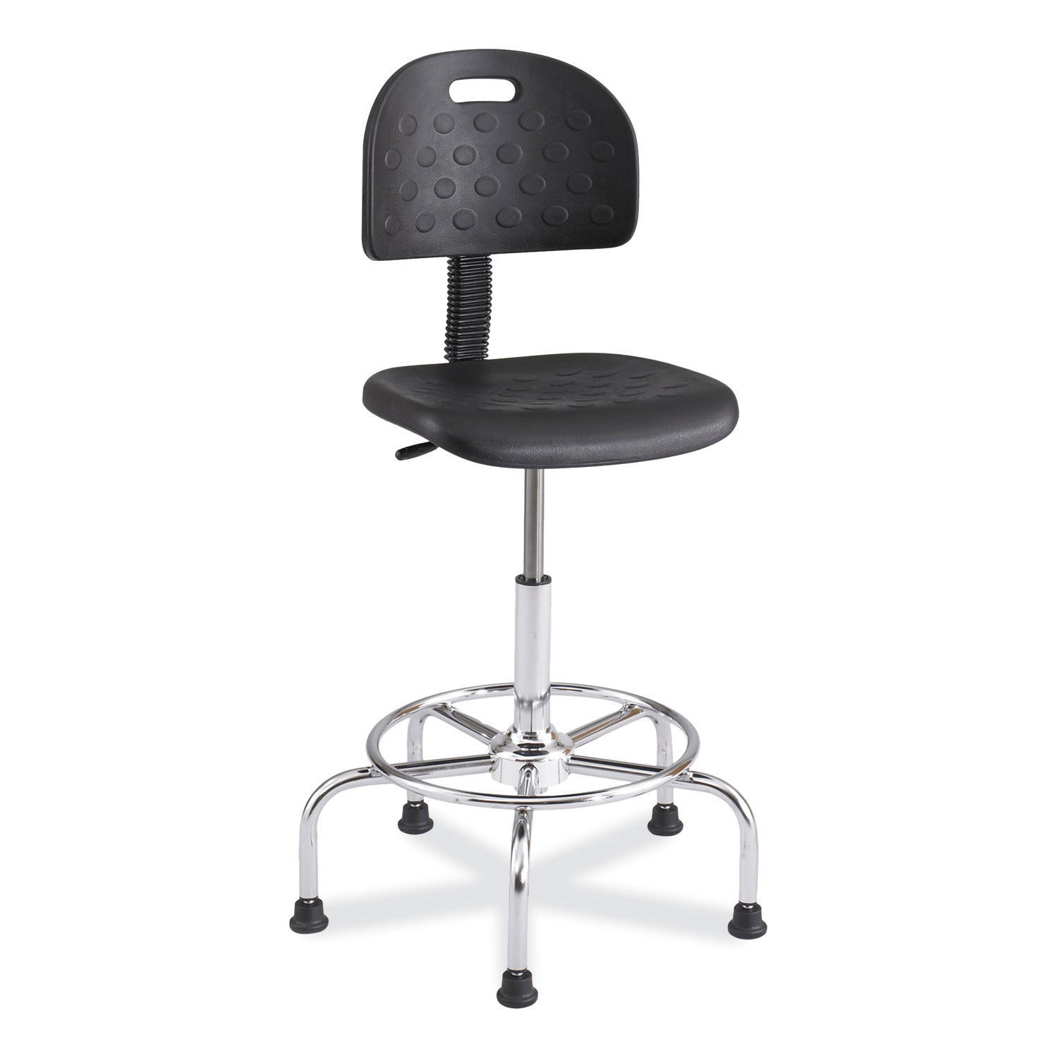 workfit-economy-industrial-chair-up-to-400-lb-22-to-30-high-black-seat-back-silver-base-ships-in-1-3-business-days_saf6950bl - 1