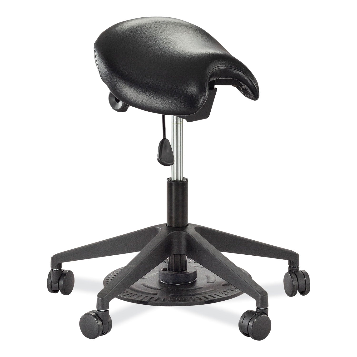 saddle-seat-lab-stool-backless-supports-up-to-250-lb-2125-2625-high-black-seat-black-base-ships-in-1-3-business-days_saf3438bl - 1
