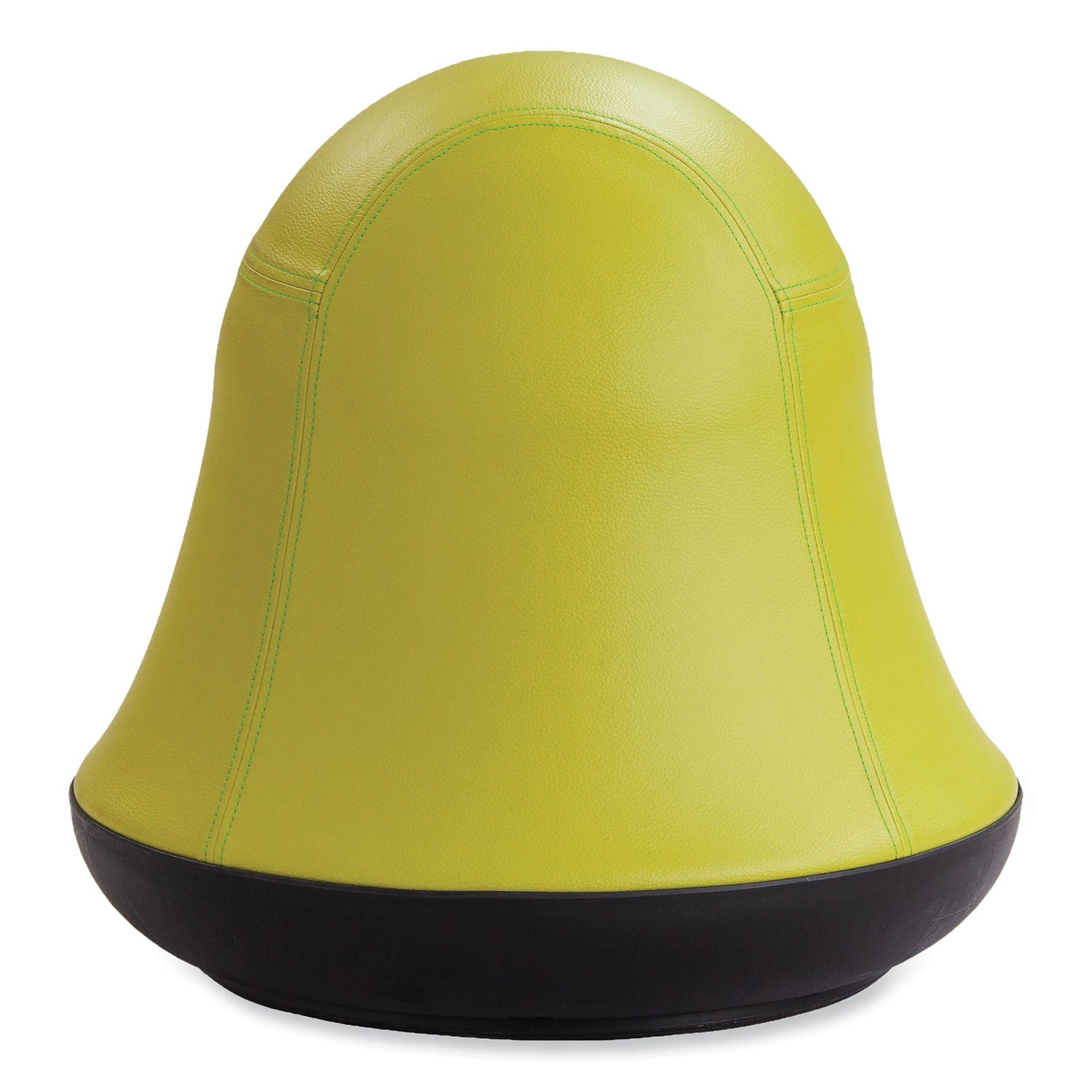 Runtz Swivel Ball Chair, Backless, Supports Up to 250 lb, Green Vinyl, Ships in 1-3 Business Days