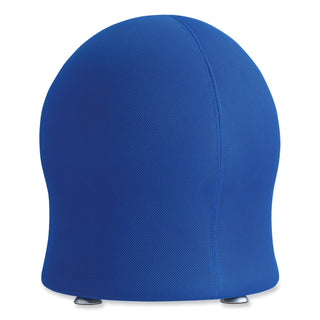 Zenergy Ball Chair, Backless, Supports Up to 250 lb, Blue Fabric, Ships in 1-3 Business Days