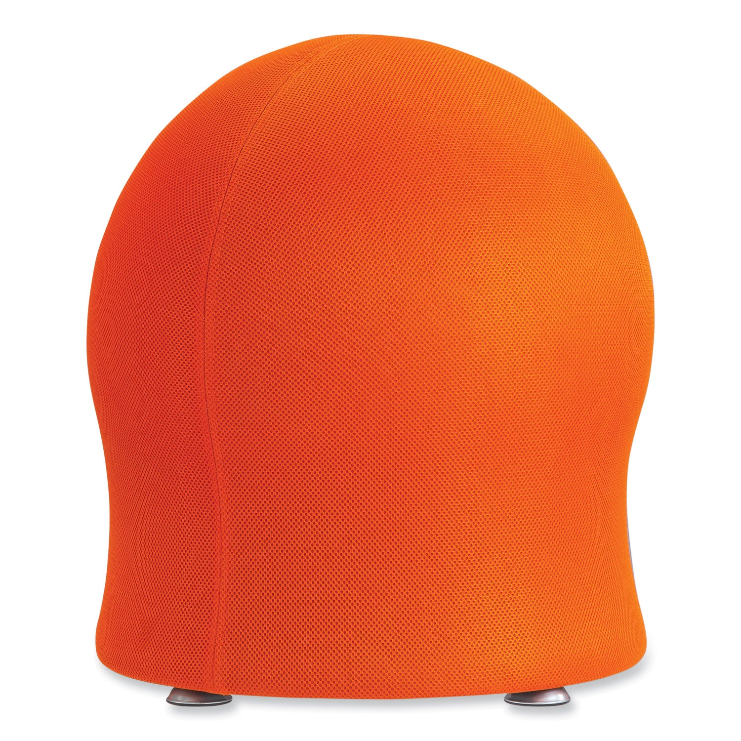 Zenergy Ball Chair, Backless, Supports Up to 250 lb, Orange Fabric, Ships in 1-3 Business Days