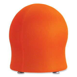 Zenergy Ball Chair, Backless, Supports Up to 250 lb, Orange Fabric, Ships in 1-3 Business Days