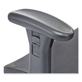 Lineage Big & Tall All-Mesh Task Chair, Supports 400lb, 19.5" - 23.25" High Black Seat,Chrome Base,Ships in 1-3 Business Days