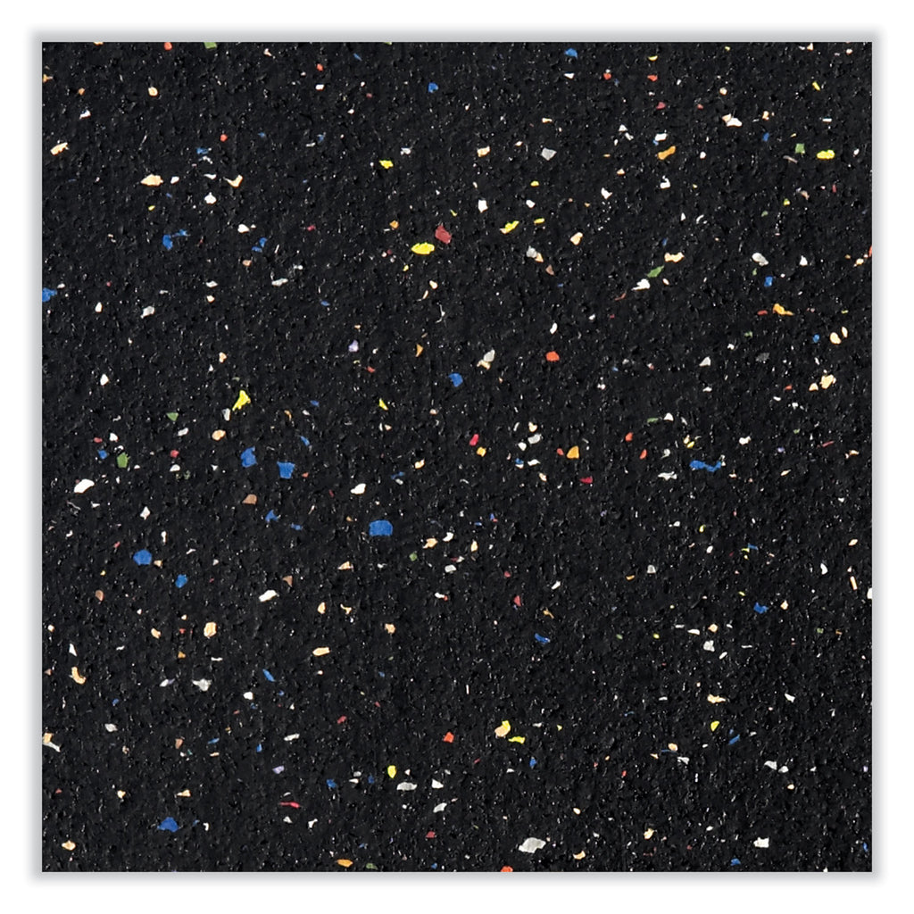 Satin Aluminum-Frame Recycled Rubber Bulletin Boards, 96.5 x 48.5, Confetti Surface, Ships in 7-10 Business Days