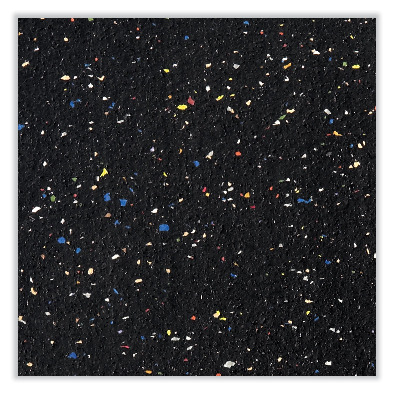 Satin Aluminum-Frame Recycled Rubber Bulletin Boards, 96.5 x 48.5, Confetti Surface, Ships in 7-10 Business Days
