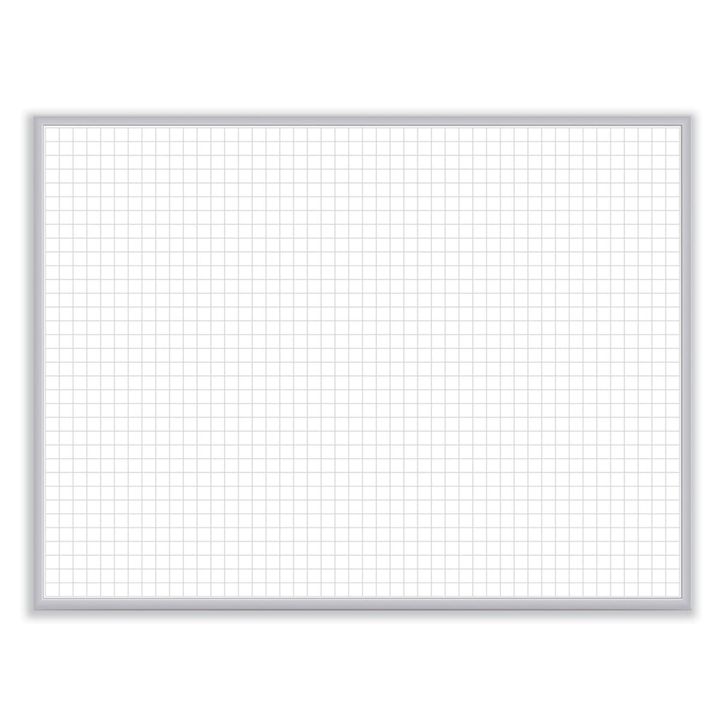 Non-Magnetic Whiteboard with Aluminum Frame, 24 x 17.81, White Surface, Satin Aluminum Frame, Ships in 7-10 Business Days