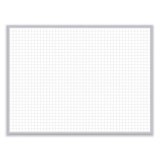 Non-Magnetic Whiteboard with Aluminum Frame, 24 x 17.81, White Surface, Satin Aluminum Frame, Ships in 7-10 Business Days