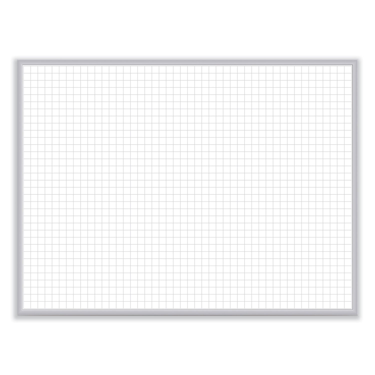 Non-Magnetic Whiteboard with Aluminum Frame, 24 x 17.81, White Surface, Satin Aluminum Frame, Ships in 7-10 Business Days