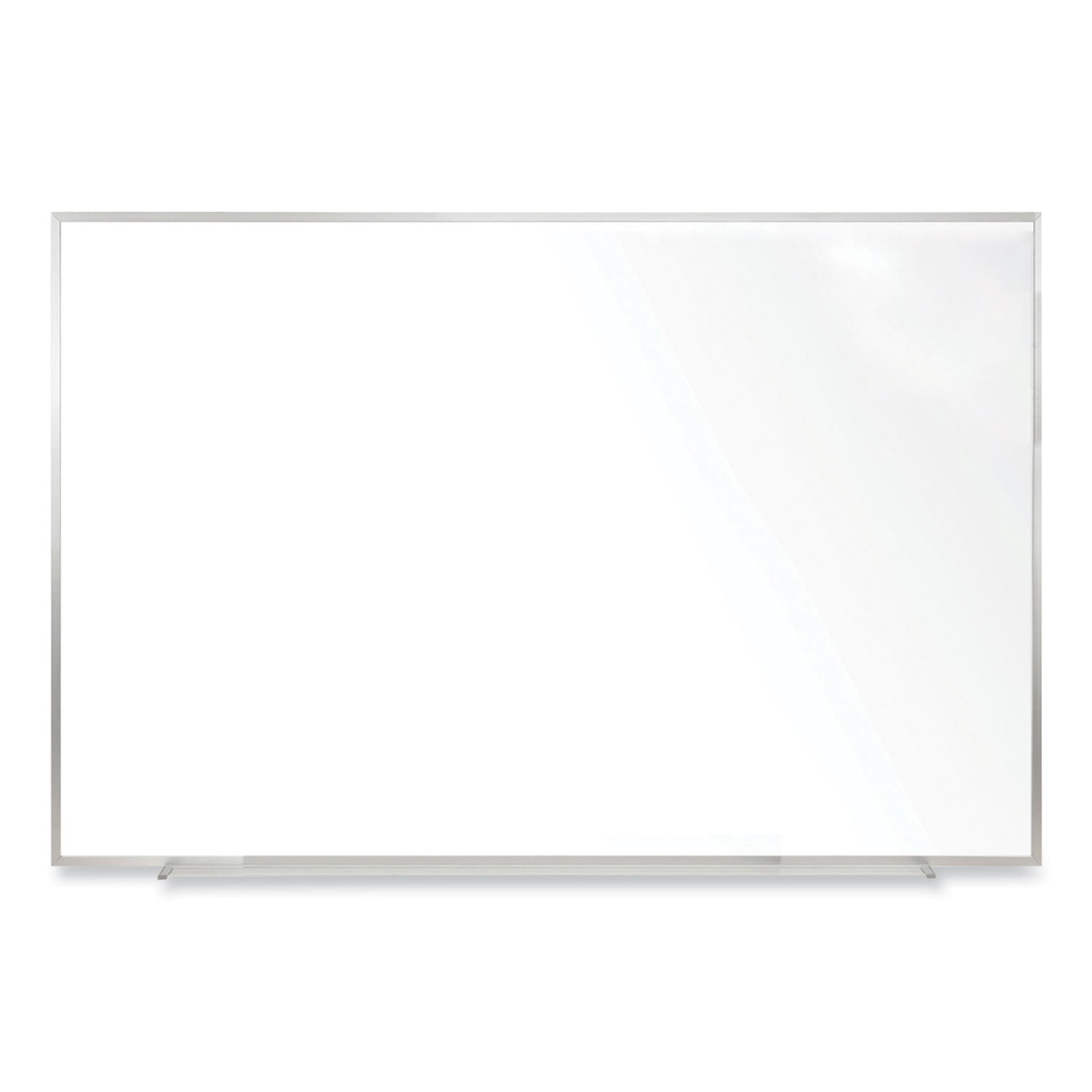 non-magnetic-whiteboard-with-aluminum-frame-4863-x-4847-white-surface-satin-aluminum-frame-ships-in-7-10-business-days_ghem2444 - 1