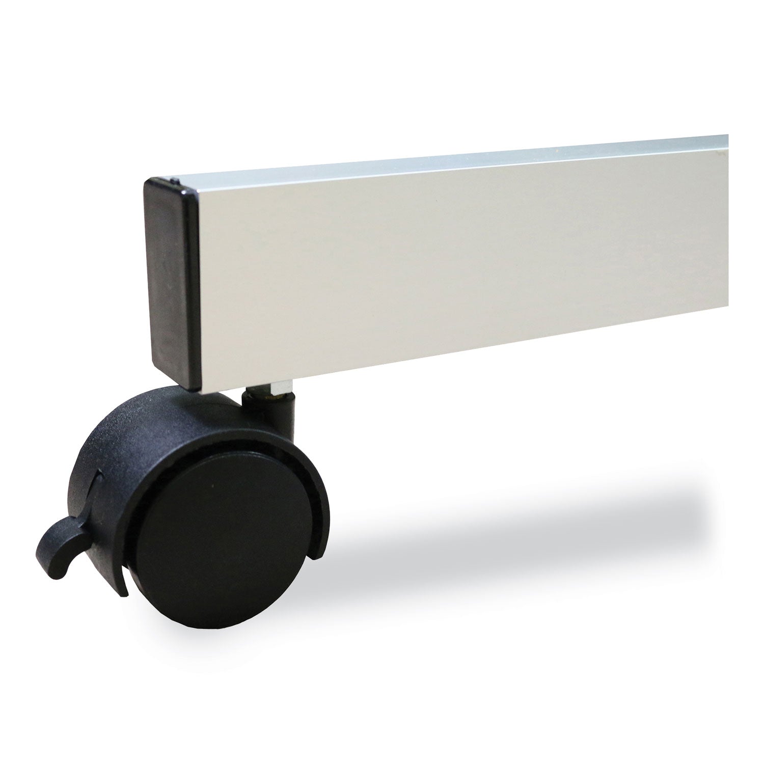 Reversible Magnetic Porcelain Whiteboard, Satin Aluminum Frame, 53.25 x 72.25, White Surface, Ships in 7-10 Business Days