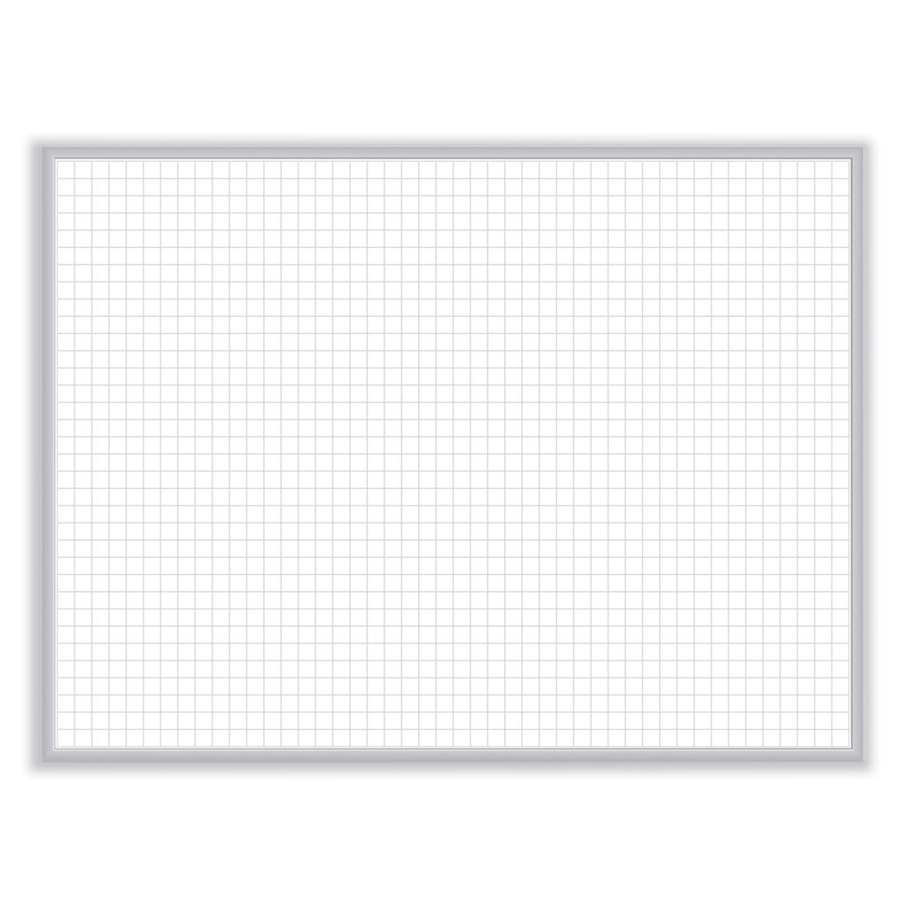 Non-Magnetic Whiteboard with Aluminum Frame, 120.63 x 48.63, White Surface, Satin Aluminum Frame, Ships in 7-10 Business Days