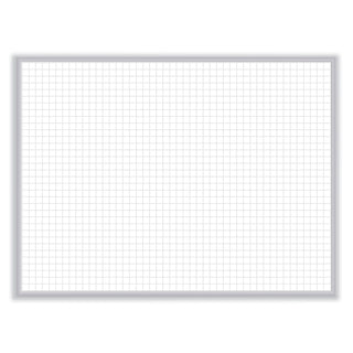 Non-Magnetic Whiteboard with Aluminum Frame, 120.63 x 48.63, White Surface, Satin Aluminum Frame, Ships in 7-10 Business Days