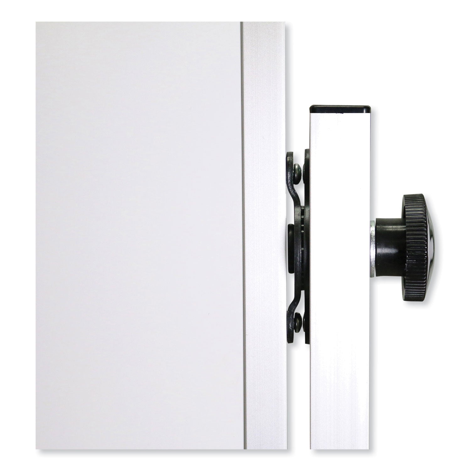 Reversible Magnetic Porcelain Whiteboard, Satin Aluminum Frame, 53.25 x 72.25, White Surface, Ships in 7-10 Business Days
