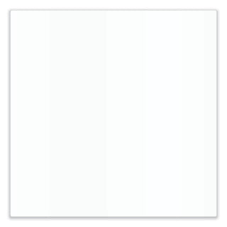 Aria Low Profile Magnetic Glass Whiteboard, 48 x 36, White Surface, Ships in 7-10 Business Days