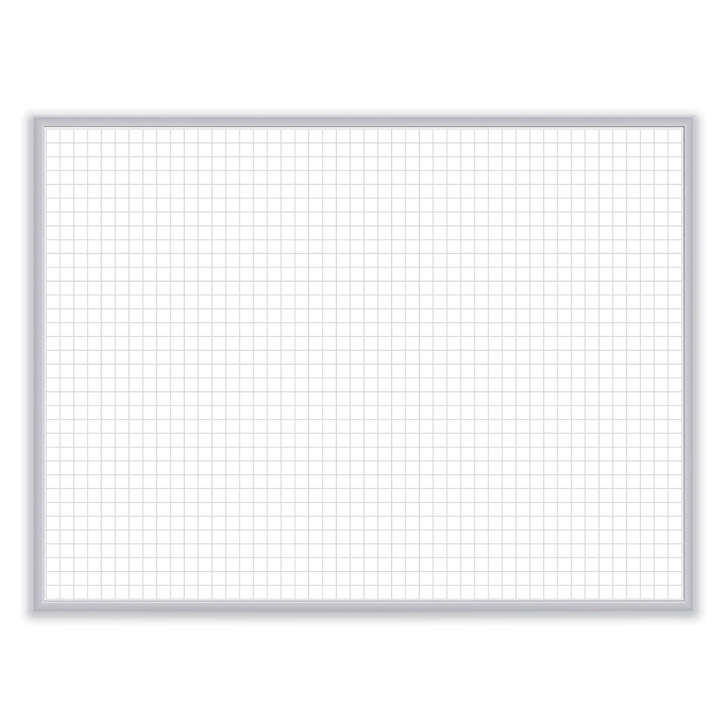 1-x-1-grid-magnetic-whiteboard-36-x-24-white-gray-surface-satin-aluminum-frame-ships-in-7-10-business-days_ghegrpm321g23 - 1