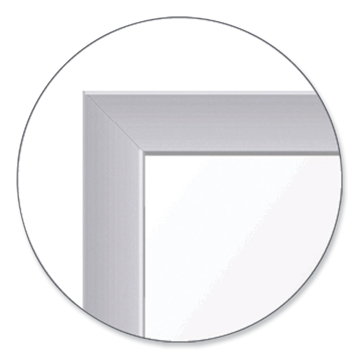 Magnetic Porcelain Whiteboard with Satin Aluminum Frame, 36.5 x 60.5, White Surface, Ships in 7-10 Business Days