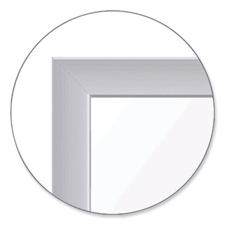 Magnetic Porcelain Whiteboard with Satin Aluminum Frame, 36.5 x 60.5, White Surface, Ships in 7-10 Business Days