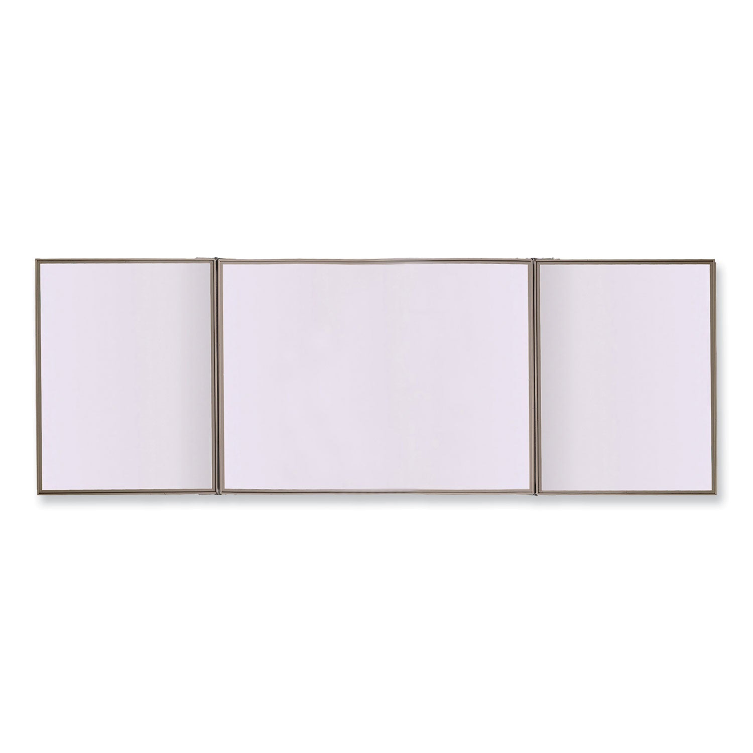 VisuALL PC Whiteboard Cabinet, Beige Fabric Bulletin Board Exterior Doors, 36x24, Aluminum Frame, Ships in 7-10 Business Days