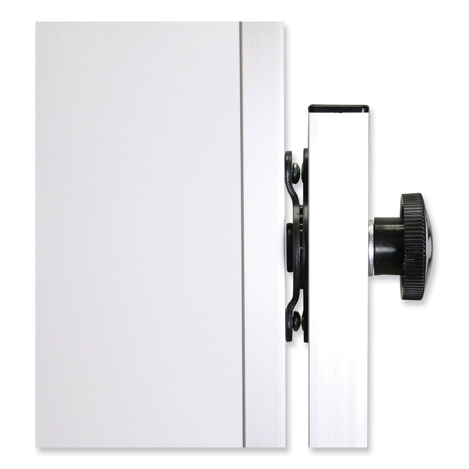 Reversible Magnetic Porcelain Whiteboard w/Satin Aluminum Frame, 101.25 x 78.25, White Surface, Ships in 7-10 Business Days