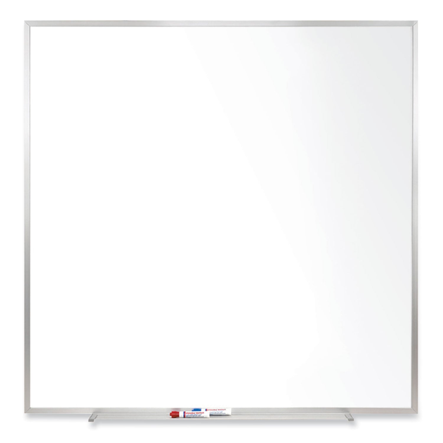 magnetic-porcelain-whiteboard-with-satin-aluminum-frame-485-x-485-white-surface-ships-in-7-10-business-days_ghem1444 - 1