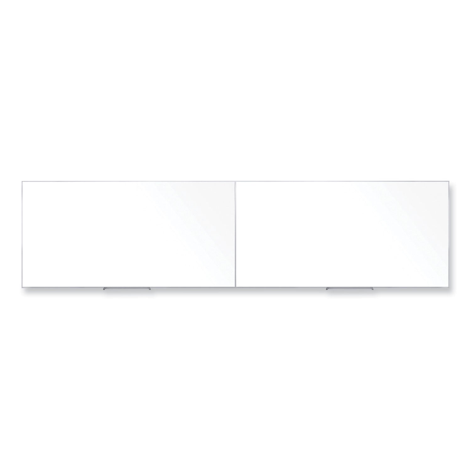 magnetic-porcelain-whiteboard-with-satin-aluminum-frame-193-x-485-white-surface-ships-in-7-10-business-days_ghem14164 - 2