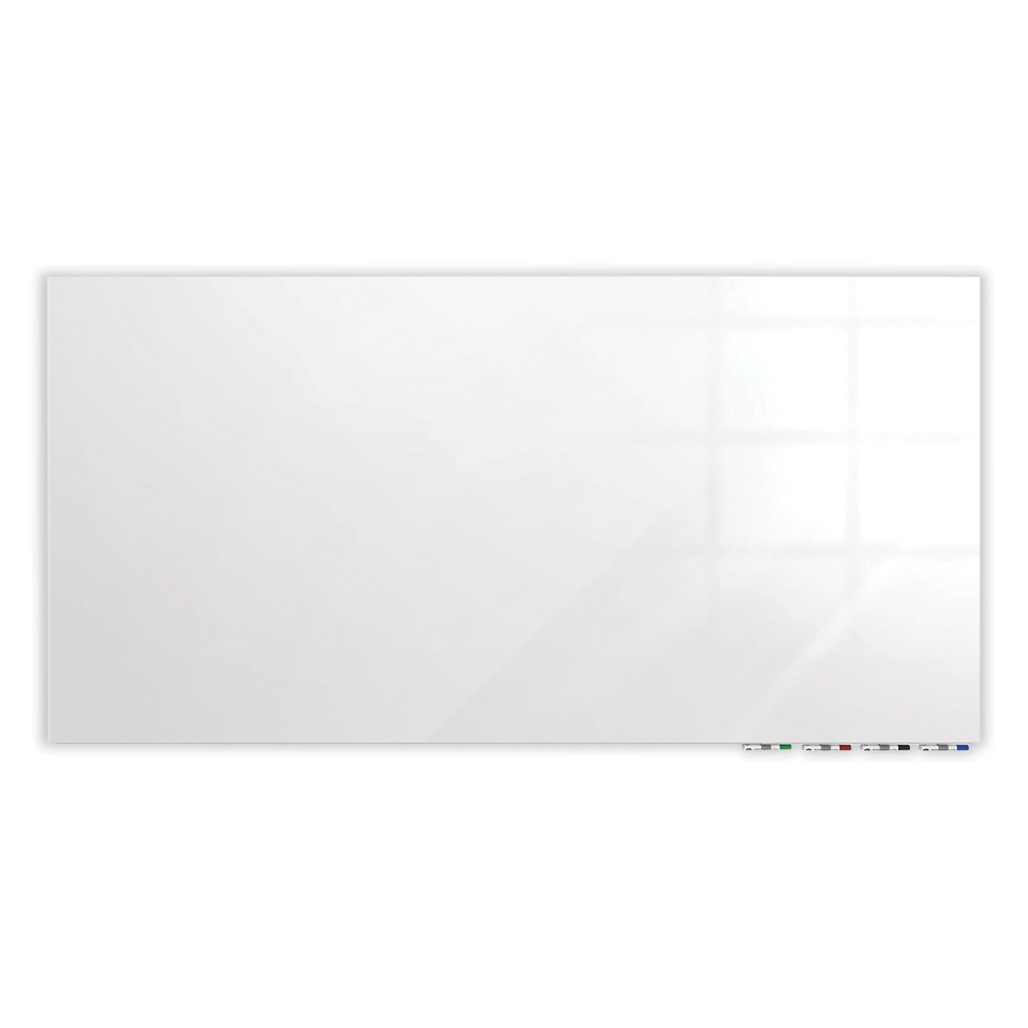 aria-low-profile-magnetic-glass-whiteboard-72-x-48-white-surface-ships-in-7-10-business-days_gheariasm46wh - 2