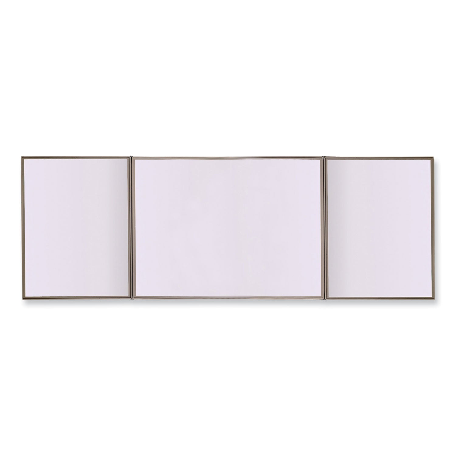 VisuALL PC Whiteboard Cabinet, Gray Fabric Bulletin Board Exterior Doors, 36x24, Aluminum Frame, Ships in 7-10 Business Days