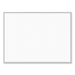 Non-Magnetic Whiteboard with Aluminum Frame, 48 x 35.81, White Surface, Satin Aluminum Frame, Ships in 7-10 Business Days