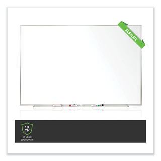 Non-Magnetic Whiteboard with Aluminum Frame, 48.63 x 48.47, White Surface, Satin Aluminum Frame, Ships in 7-10 Business Days