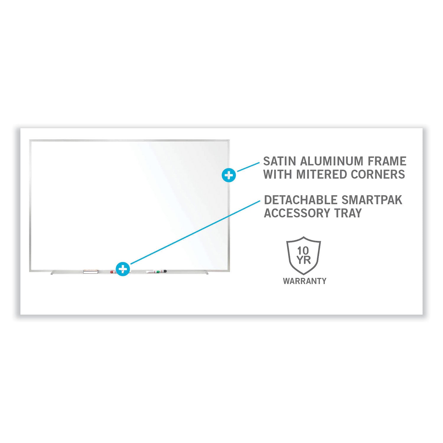 non-magnetic-whiteboard-with-aluminum-frame-6063-x-4847-white-surface-satin-aluminum-frame-ships-in-7-10-business-days_ghem2454 - 4