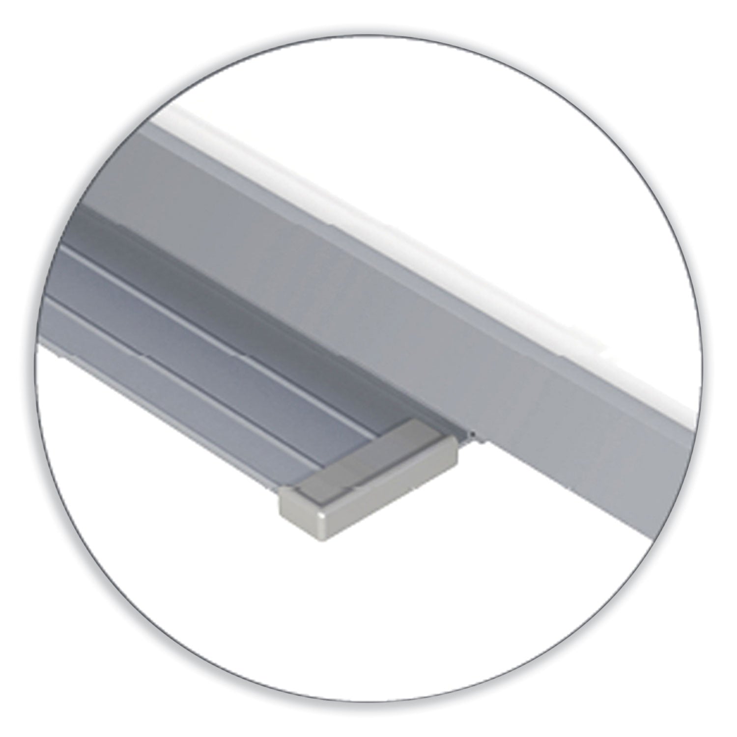 1 x 1 Grid Magnetic Whiteboard, 96.5 x 48.5, White/Gray Surface, Satin Aluminum Frame, Ships in 7-10 Business Days