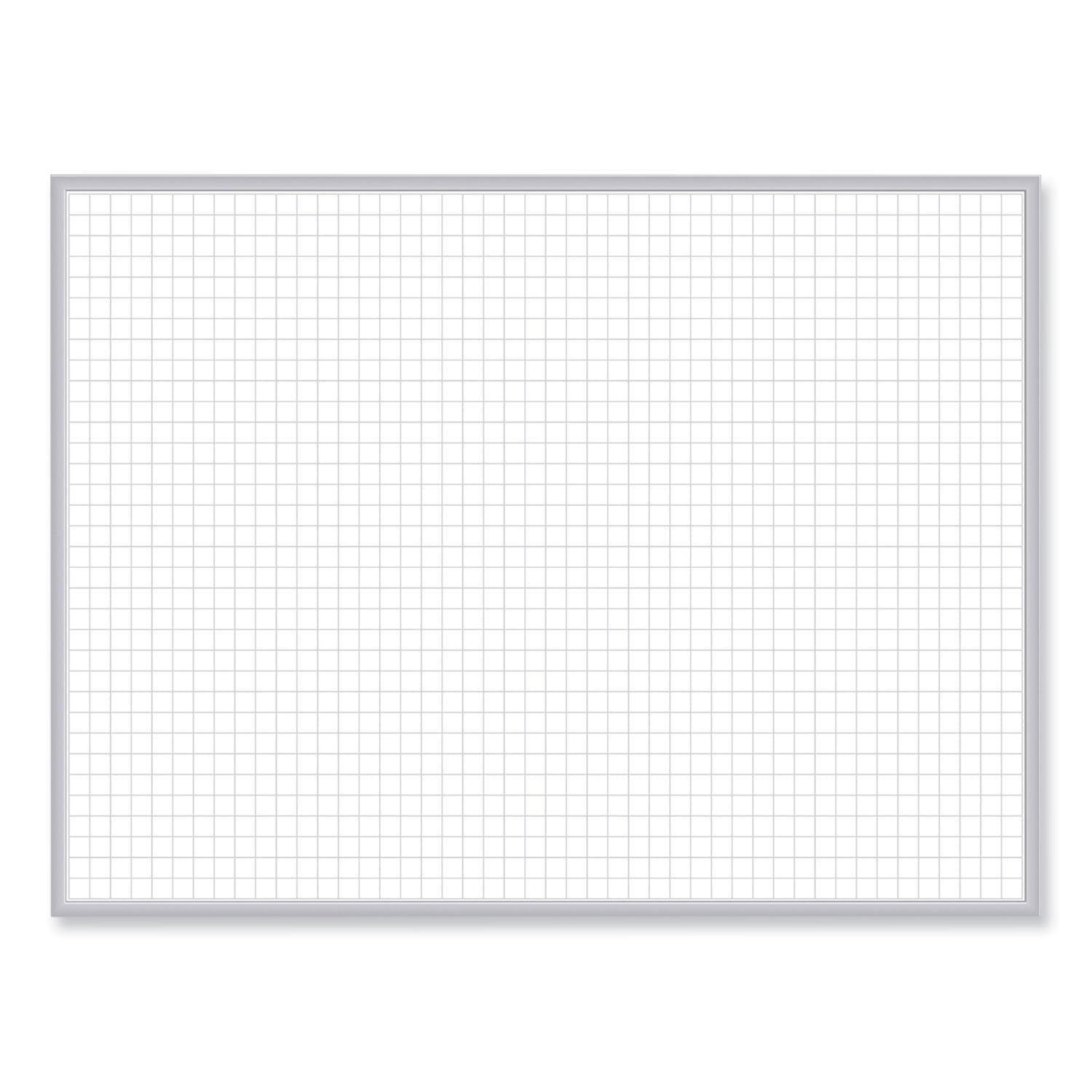 1-x-1-grid-magnetic-whiteboard-725-x-485-white-gray-surface-satin-aluminum-frame-ships-in-7-10-business-days_ghegrpm321g46 - 1