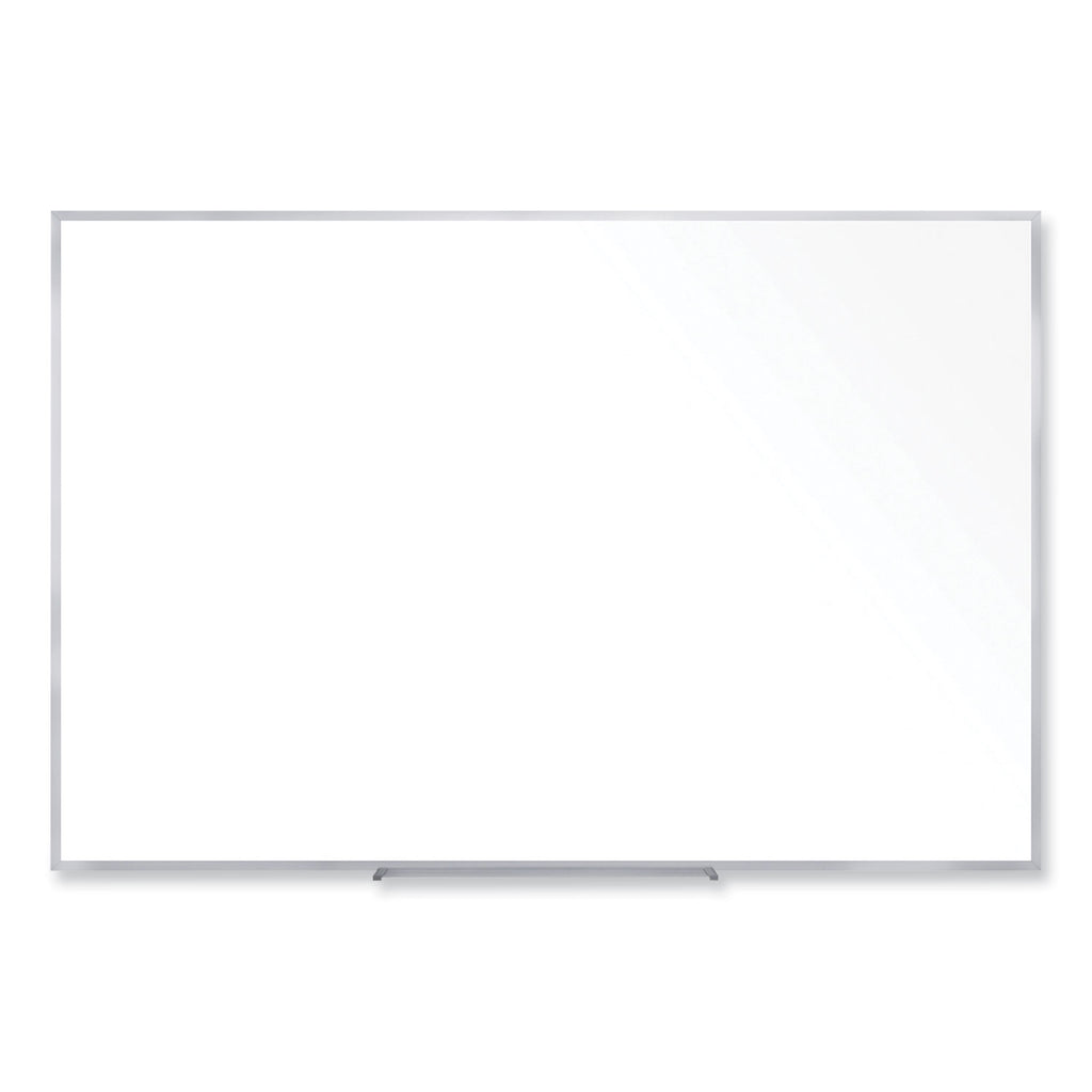 Non-Magnetic Whiteboard with Aluminum Frame, 60.63 x 48.47, White Surface, Satin Aluminum Frame, Ships in 7-10 Business Days