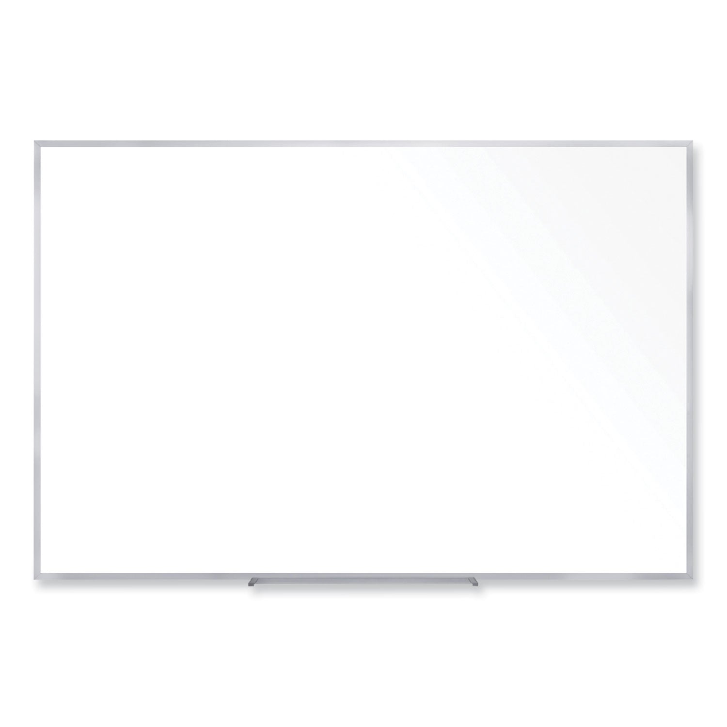 Non-Magnetic Whiteboard with Aluminum Frame, 60.63 x 48.47, White Surface, Satin Aluminum Frame, Ships in 7-10 Business Days